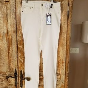 Ivory Addicted To Stretch Sateen 5 pocket Pant